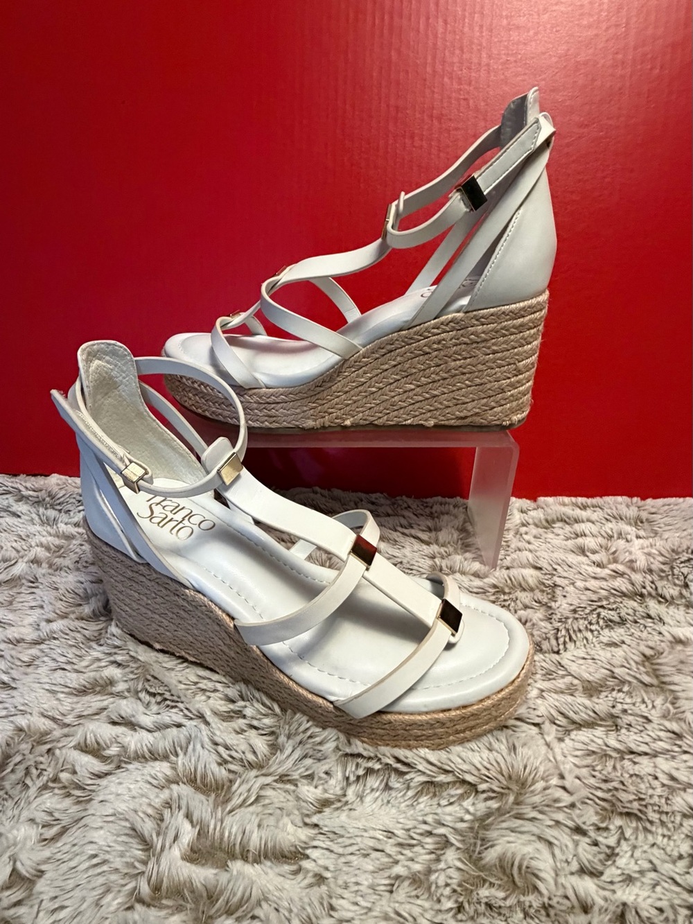 Franco Sarto Pana Espadrilles Wedge Sandals - Picture 7 of 8